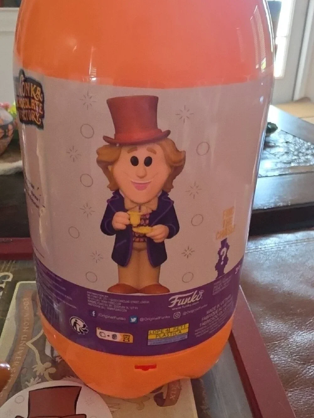Funko Willy Wonka Soda Figure - Orange, Purple & Tan